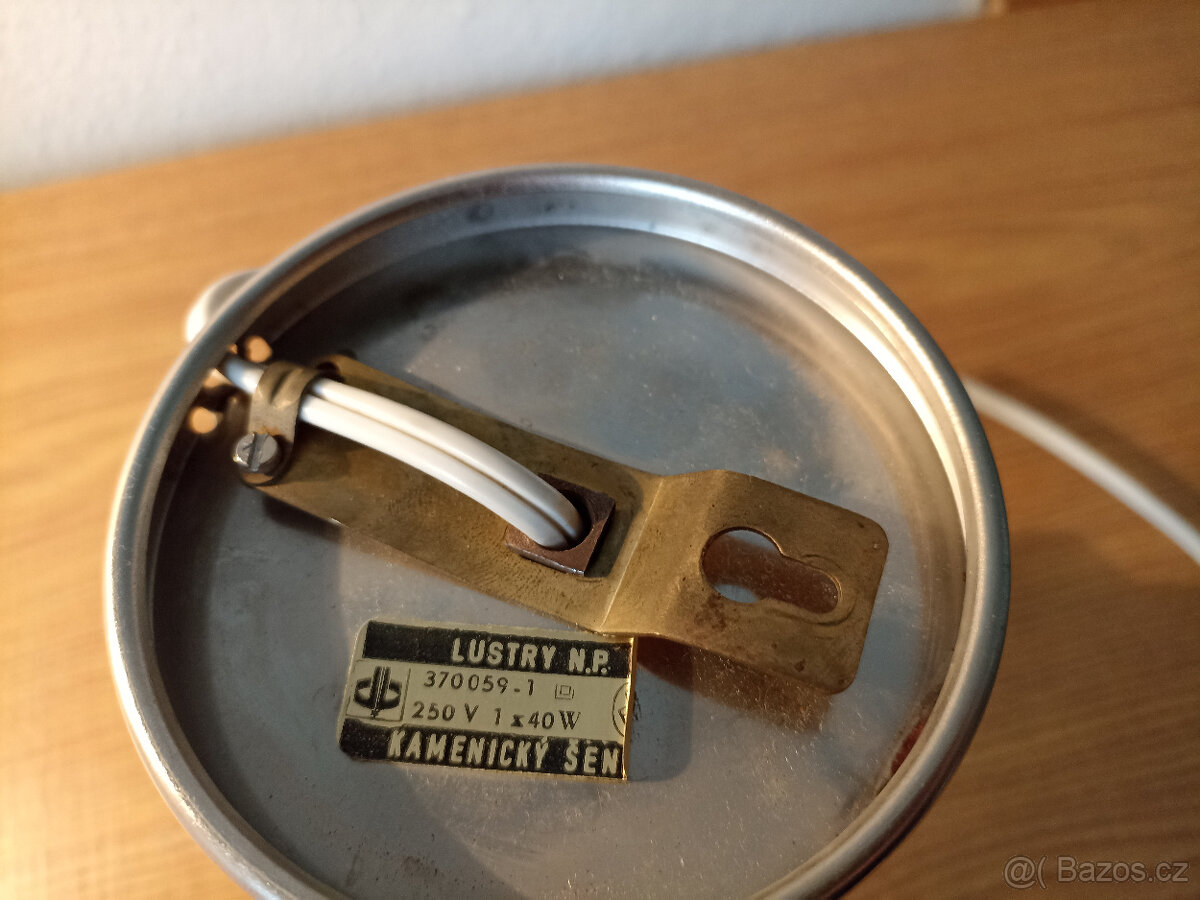Retro lampička "diamant", výrobce Lustry Kamenický Šenov - 7