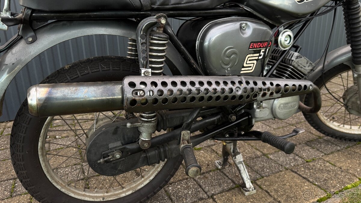 Simson S51 Enduro, originál, platné doklady a STK,pojízdný - 7