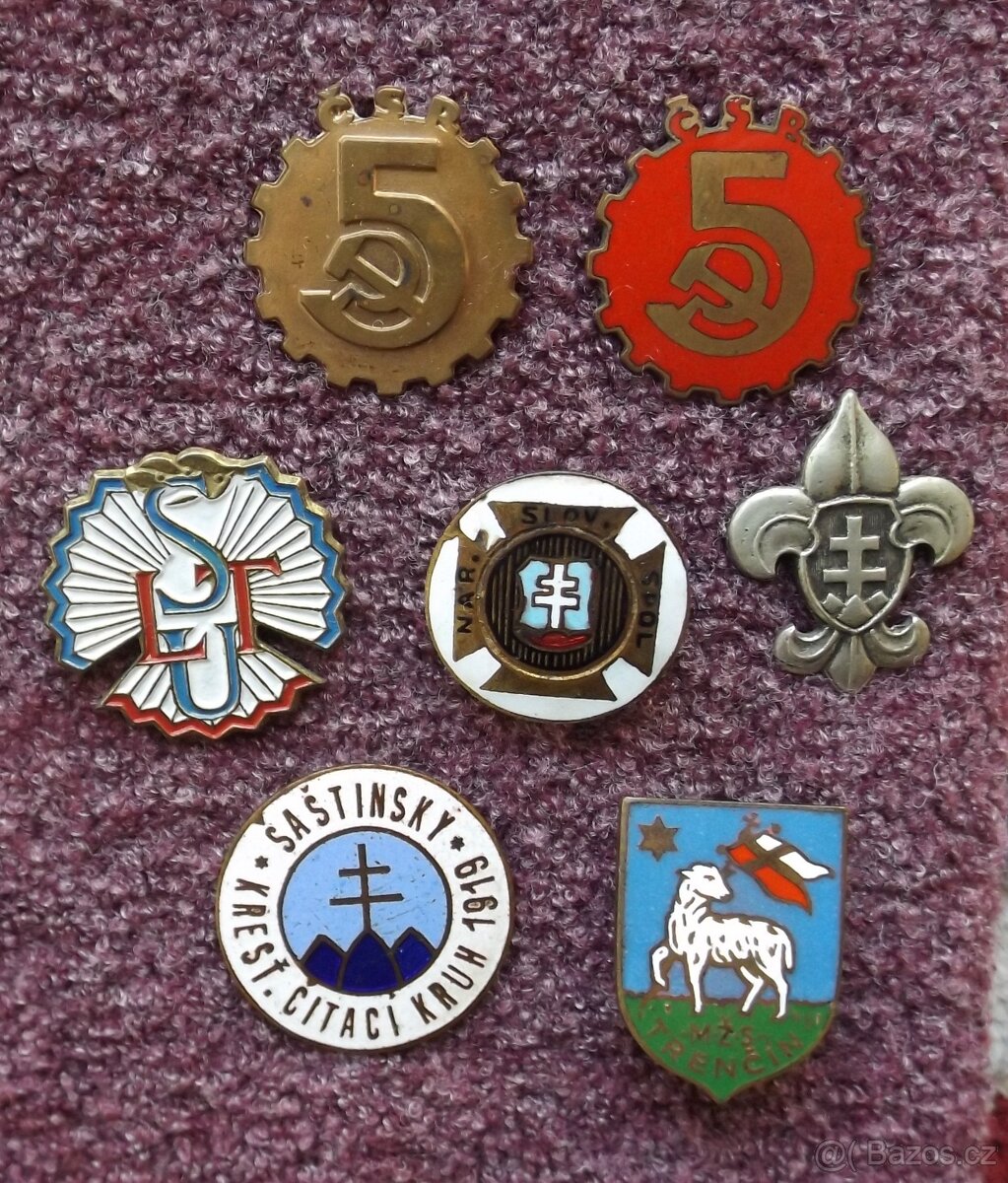 odznaky - různé druhy - 7