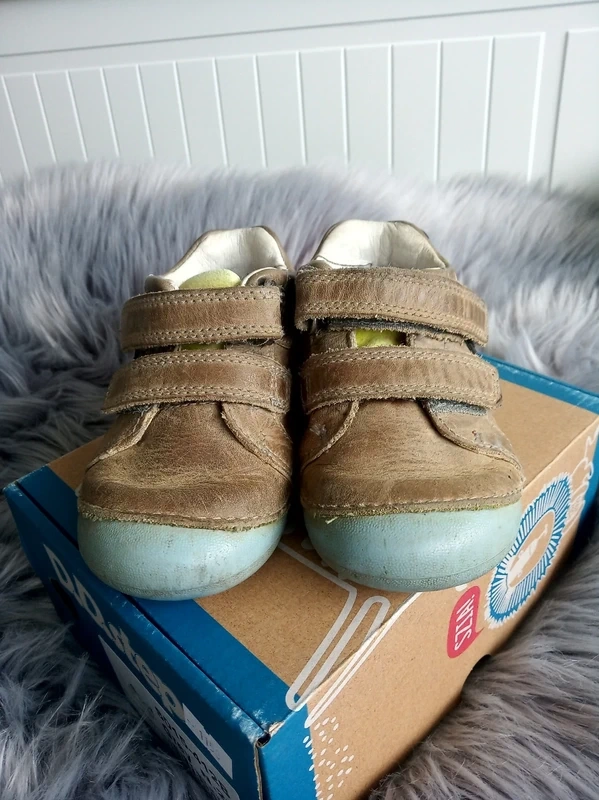 Dětské celoroční kožené kotníkové DD step 22 barefoot - 7
