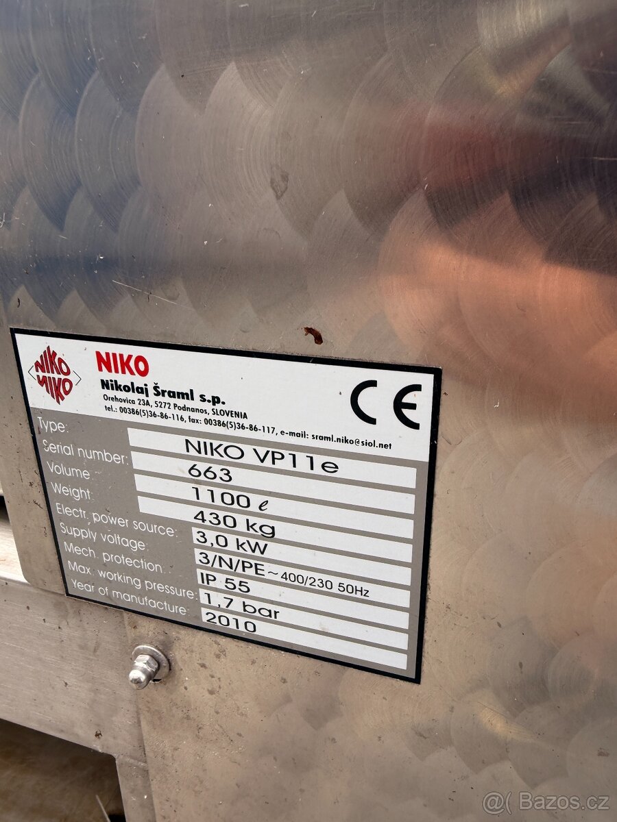 PNEUMATICKÝ LIS NIKO VP11E 1100 L - 7