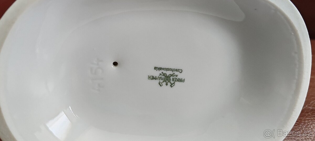 starožitná porcelánová soška, art deco - 7