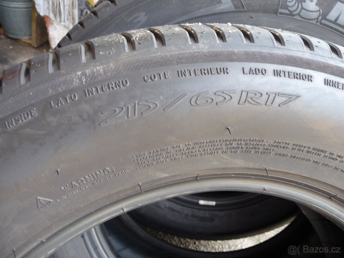 Letní pneu. MICHELIN PRIMACY 3 - 215/65/17 - 7
