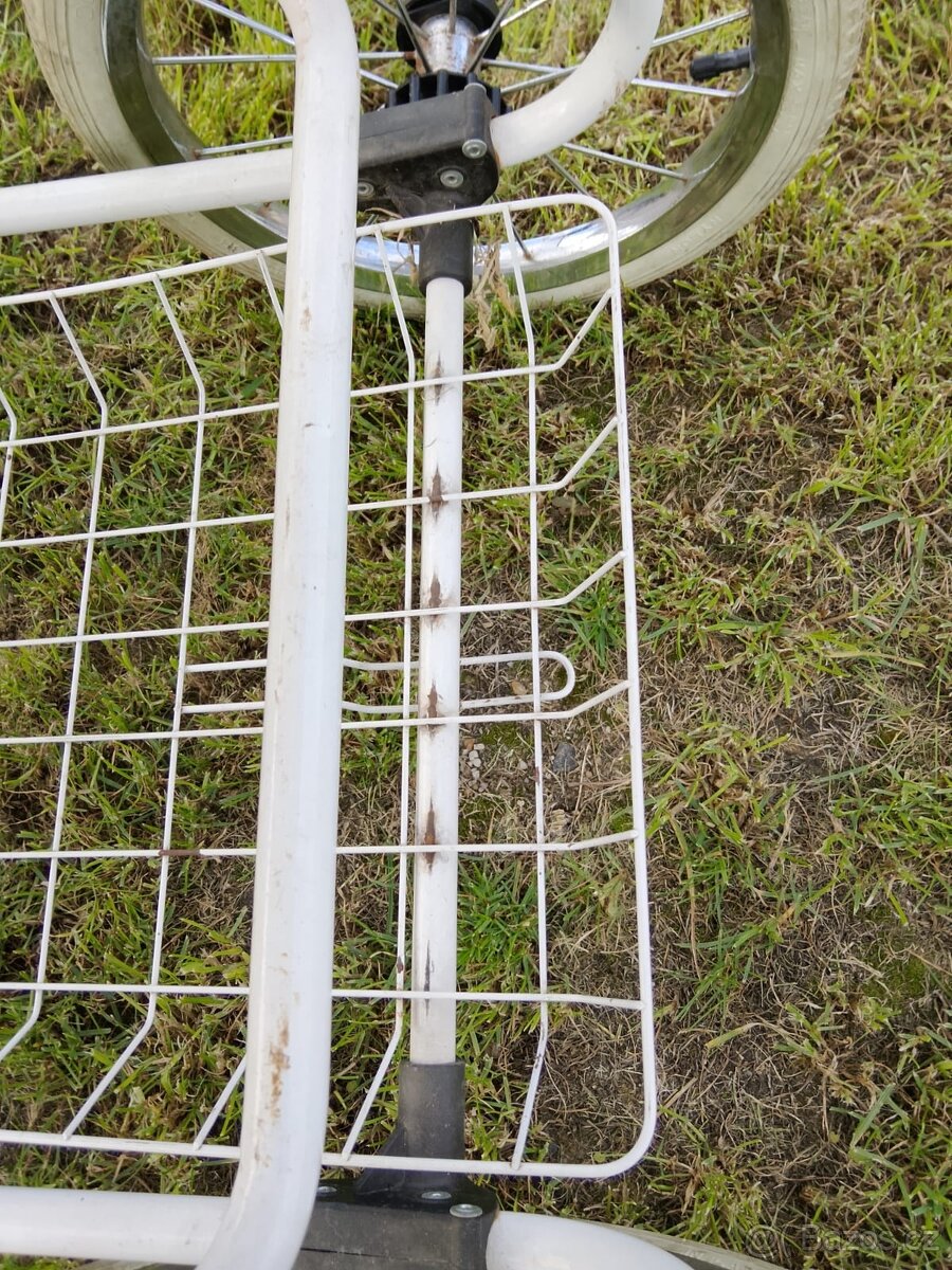 Retro proutěný kočárek dvojkombinace pro miminko - 7