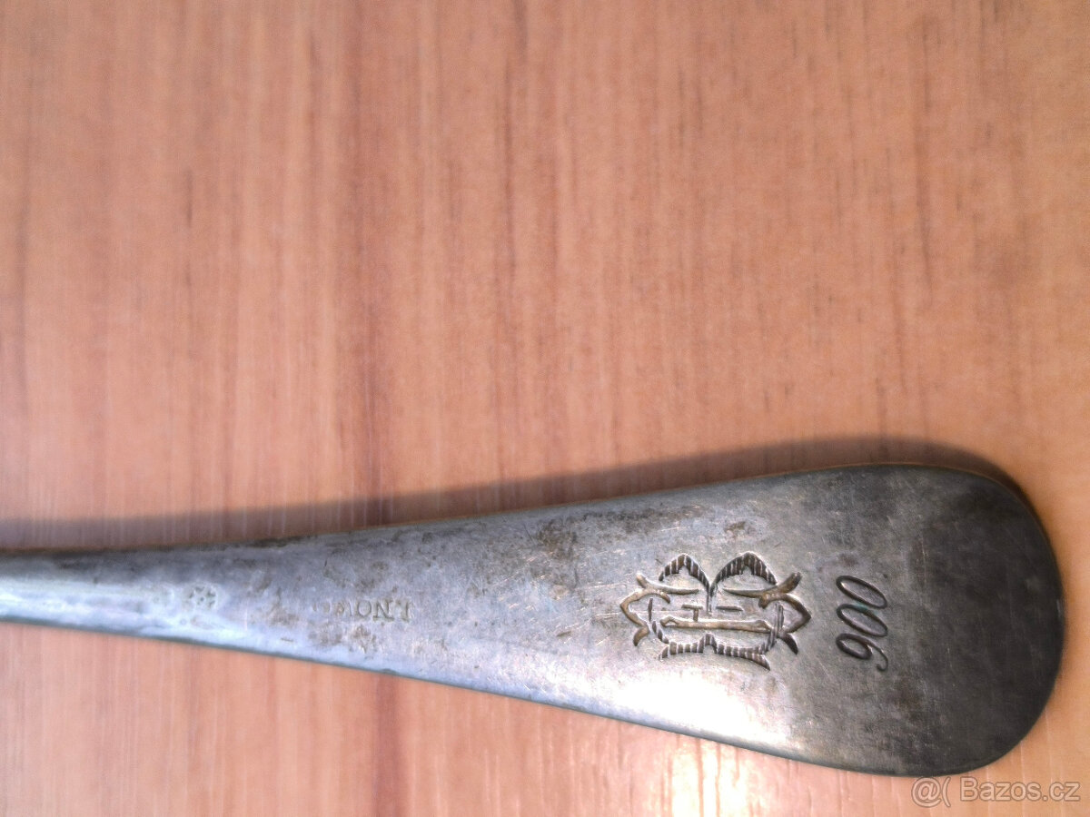 Staré příbory, lžíce, Rakousko Uhersko, - 7