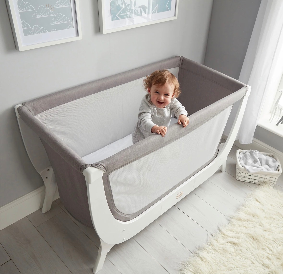 Detska postylka Shnuggle Air Bedside Crib + Cot Bundle - 7