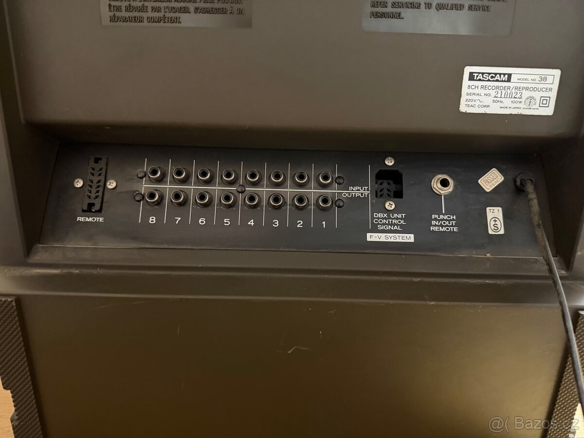 Tascam 38 1/2 inch Tape 8-Track Recorder / Reproducer - 7