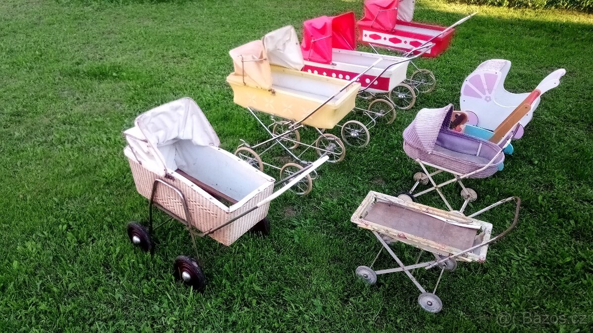 Staré retro dětské kočárky - 7