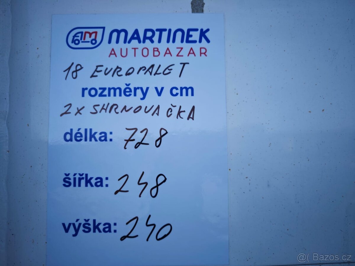 DAF LF 55.260, 16t, 18 palet, 2x shrnovačka - 7