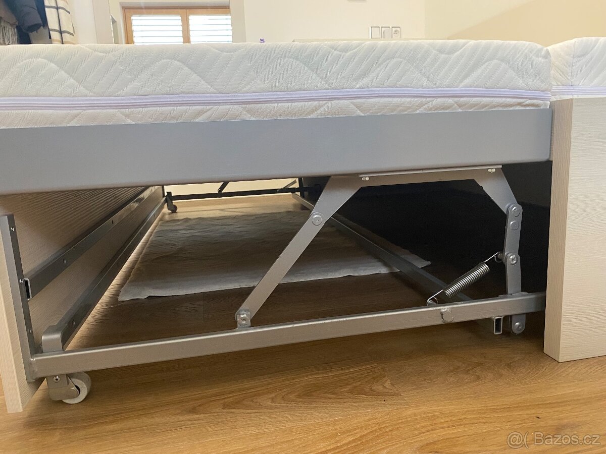 Rozkládací postel s úložným prostorem - 7