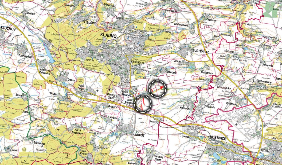 Zemědělská půda, prodej, Dolany, Kladno - 7