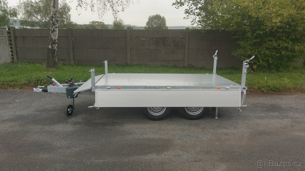 Nákladní jednostraně sklopný přívěs 2,7t - 7