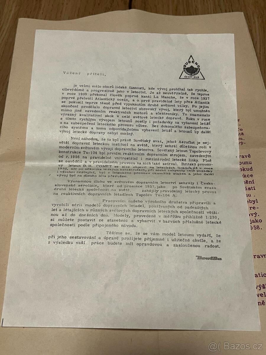 Dubena Lockheed L-188 Electra ČSA 1:96 - 7