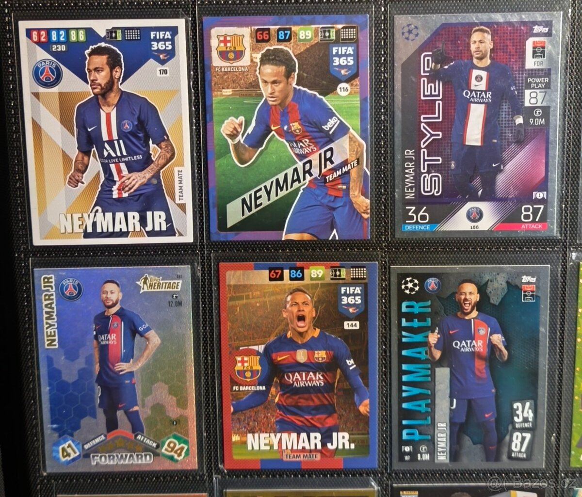 Fotbalové karty Panini a Topps - 7