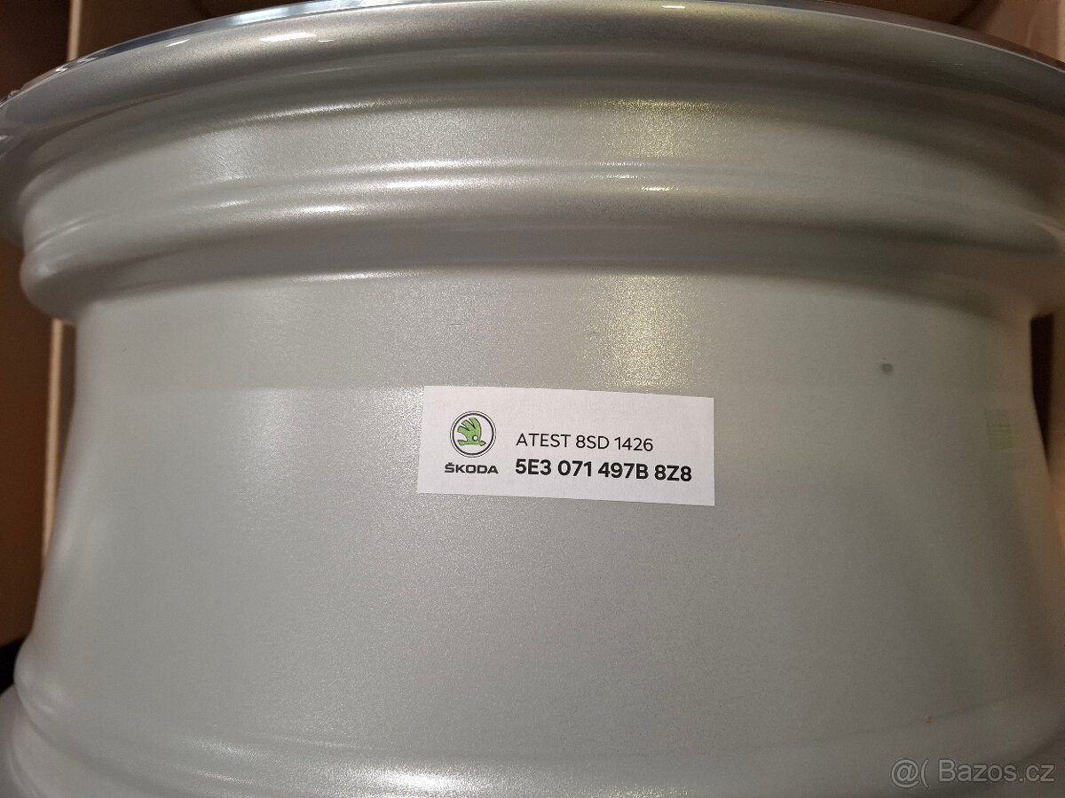 Nové orig. alu disky Škoda Octavia IV 7x17 ET46 5x112 4ks - 7