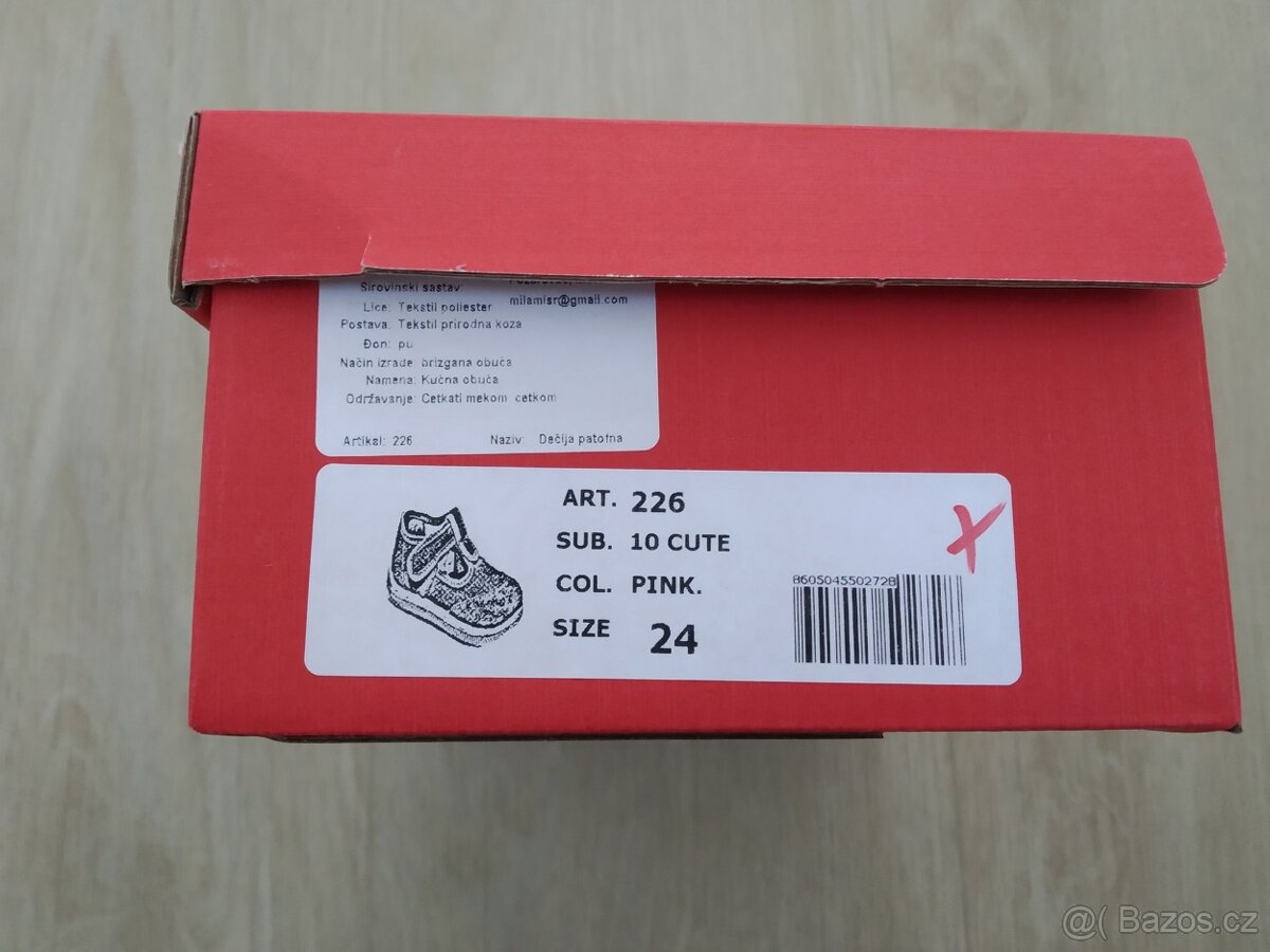 Dětské bačkory Milami vel.24 - 7