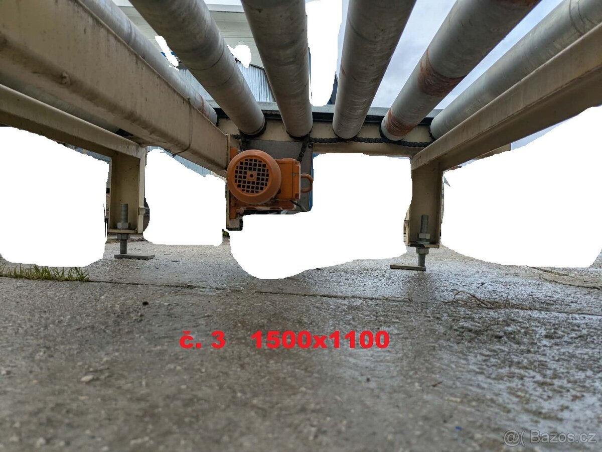 Valčekový dopravník 3x - 7