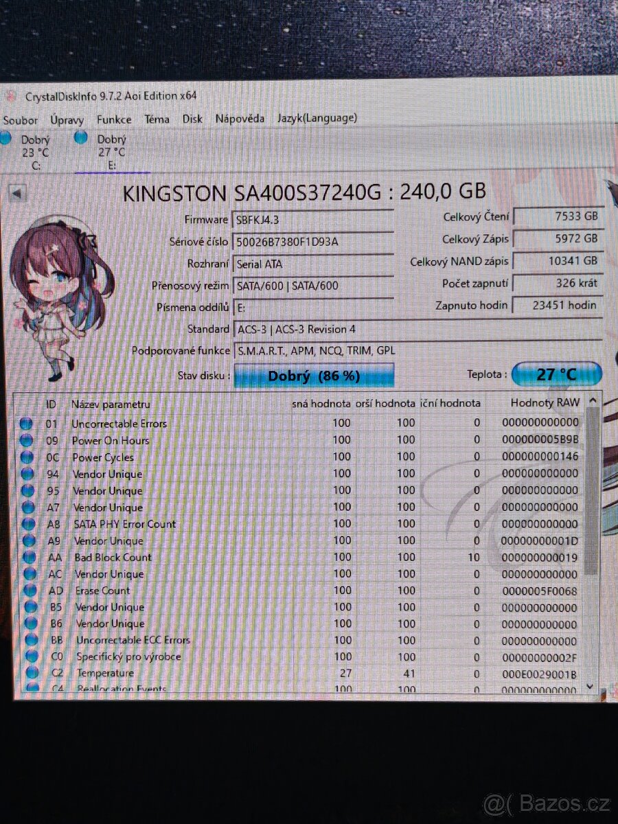 4x SSD KINGSTON 240GB SA400 - 7