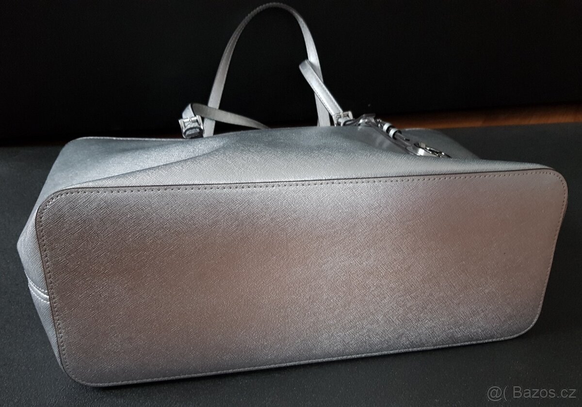 Velká stříbrná kabelka MICHAEL KORS - 7