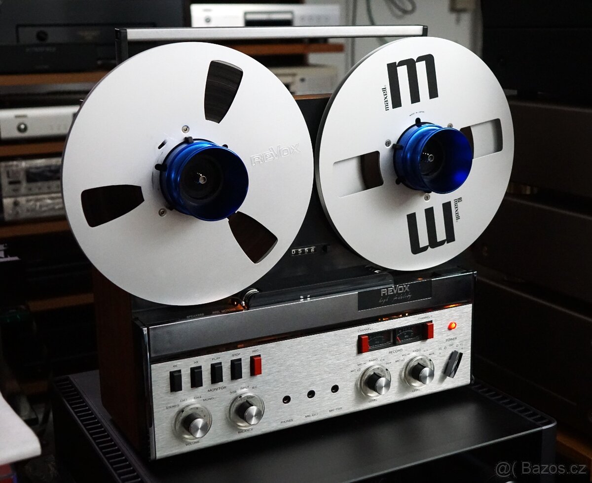 REVOX A 77, 2 TRACK, dvourychlostní 9,5 a 19 cm/s - komplet - 7