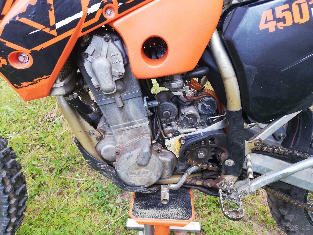 Ktm 450 Exc + motardová kola - 7