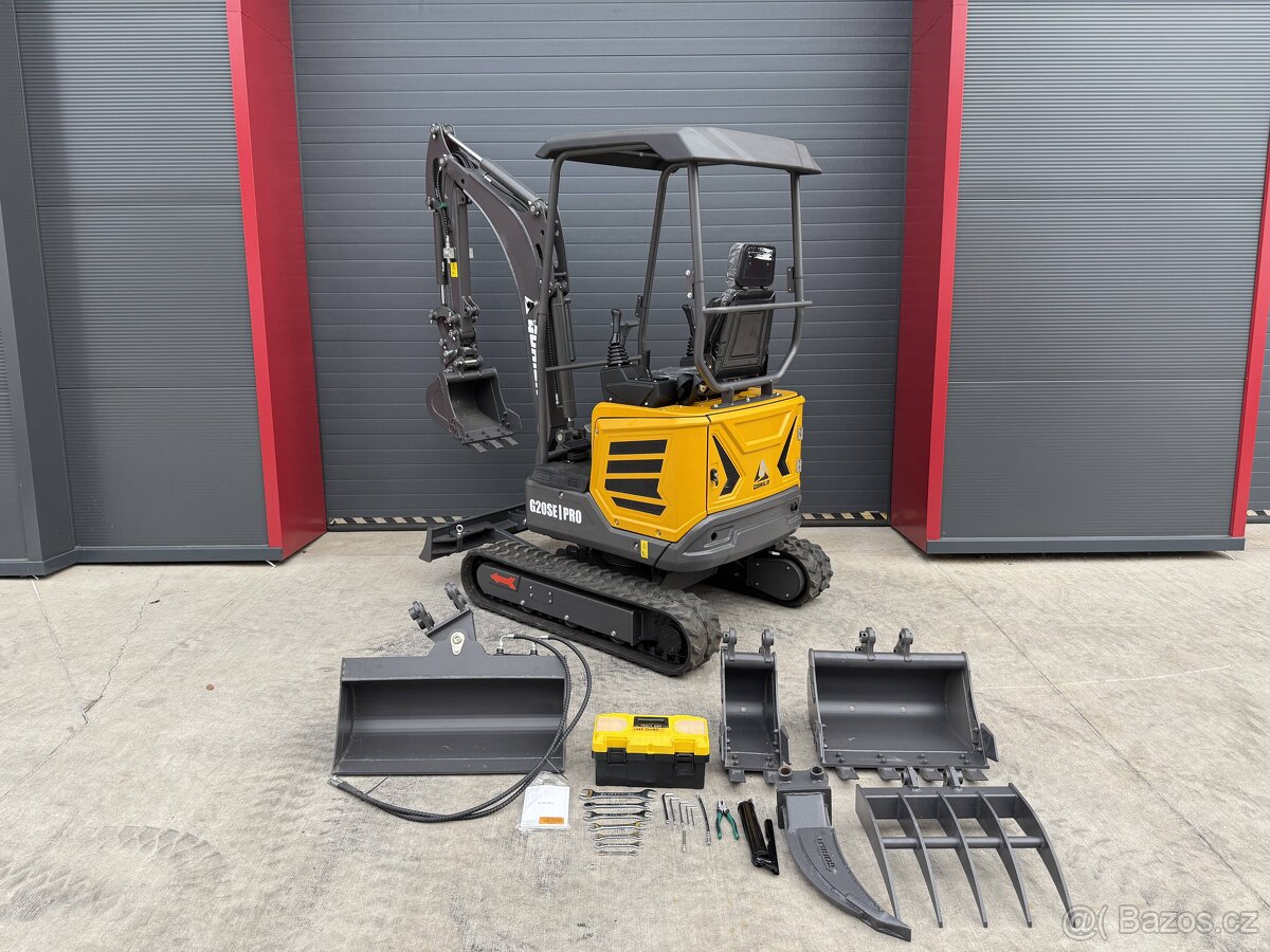 Minibagr G20SE l PRO, Skladem - mega akce příslušenství - 7