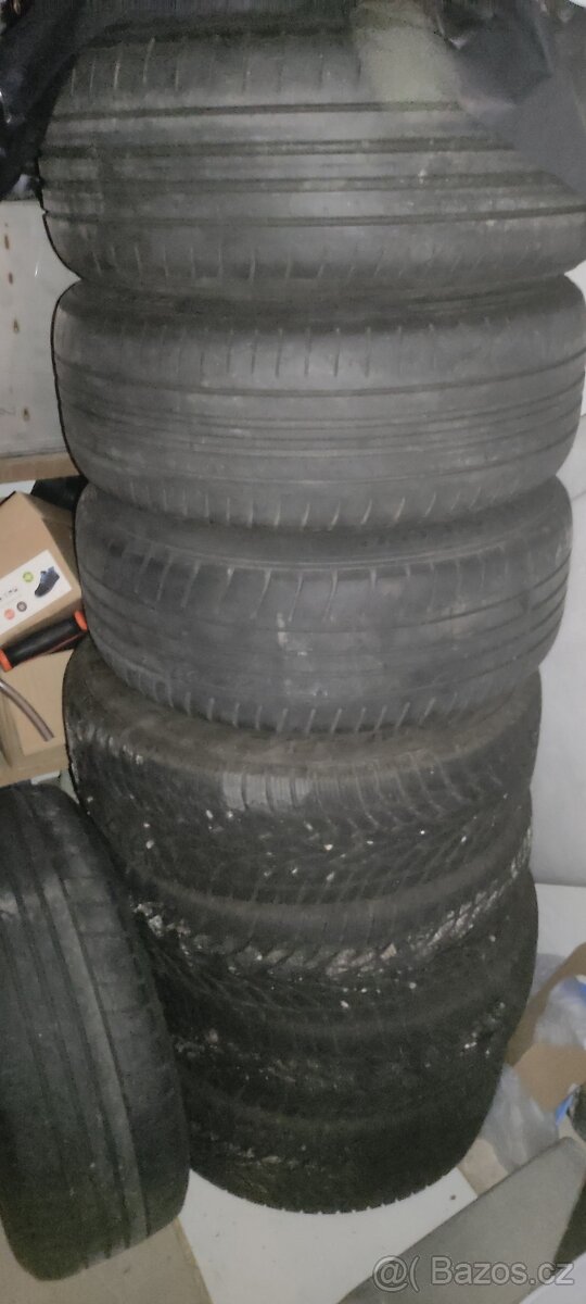 Alu kola 15” 5x112 a letni pneu 205/60/R15 - 7