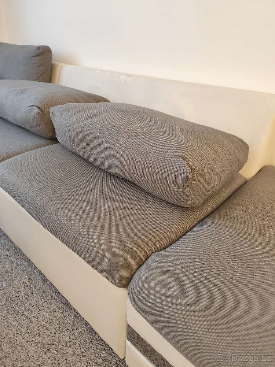 sedací souprava šedá - 7