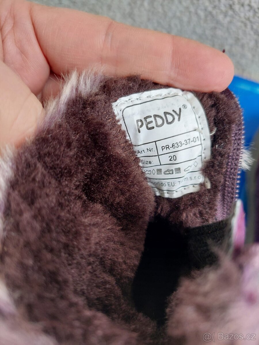 PEDDY ZIMNÍ dívčí boty vel.20 Top stav - 7