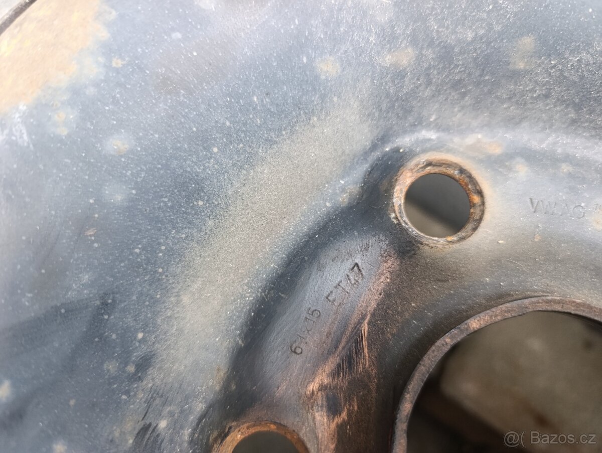 Zimni pneu+disky 5x112 R15 - 7