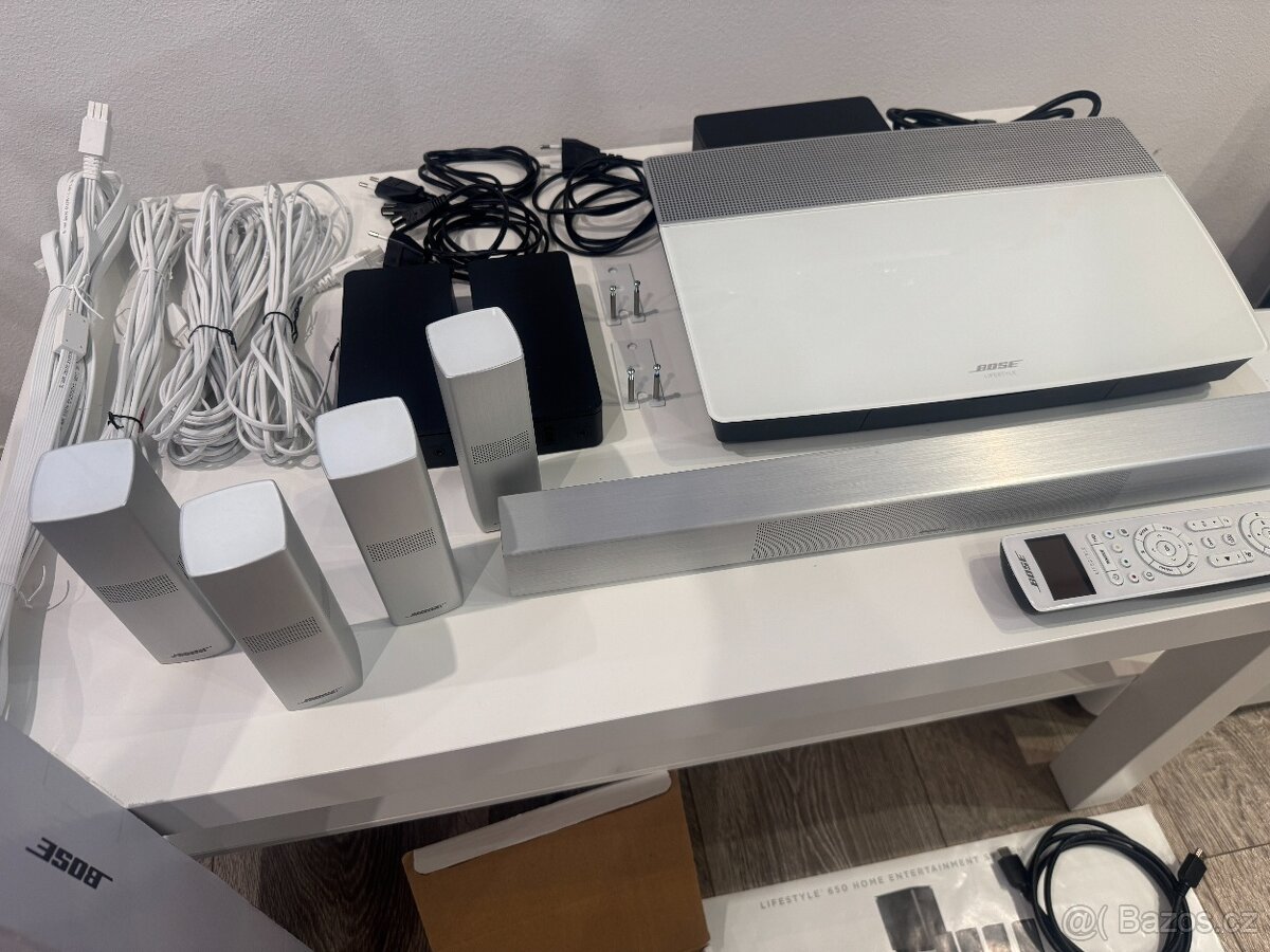 Prodám domácí kino Bose Lifestyle 650 White - nejvyšší řada - 7