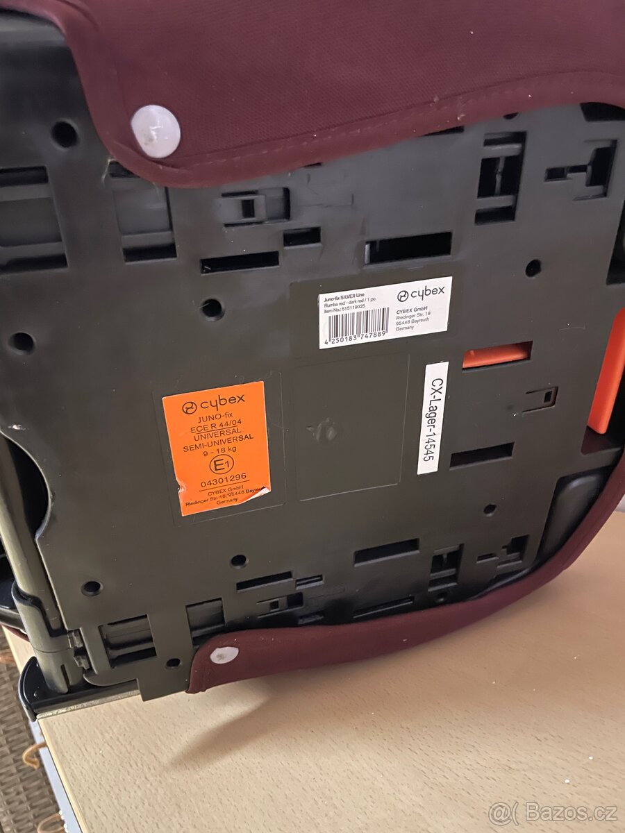 Cybex Juno-Fix – autosedačka 9–18 kg s pultíkem (ISOFIX) - 7