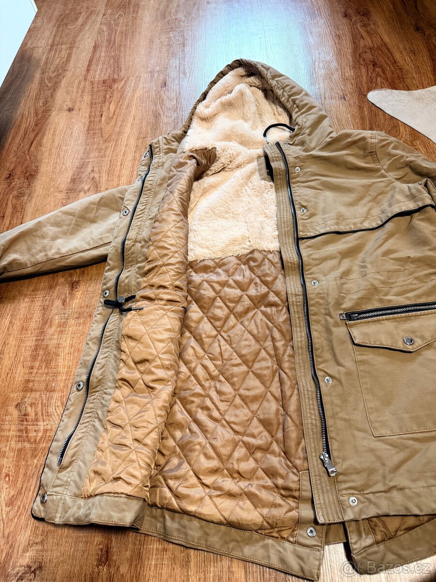 Béžový kabát L/40 zn. C&A - 7