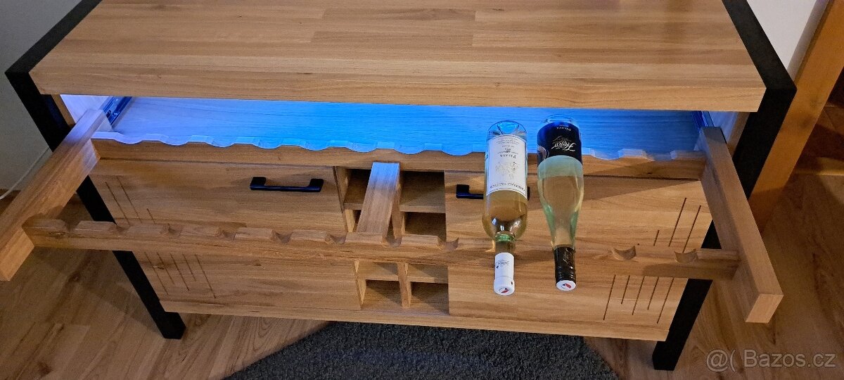 Dubova komoda vinarna - 7