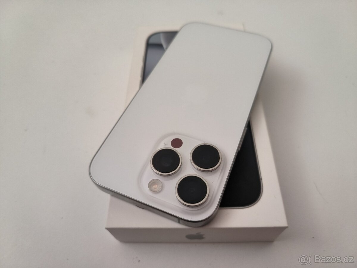 apple iphone 16 PRO 128gb White Titanium 92% Batéria - 7