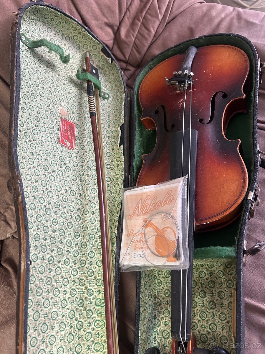 Staré housle Josef Lidl - 7
