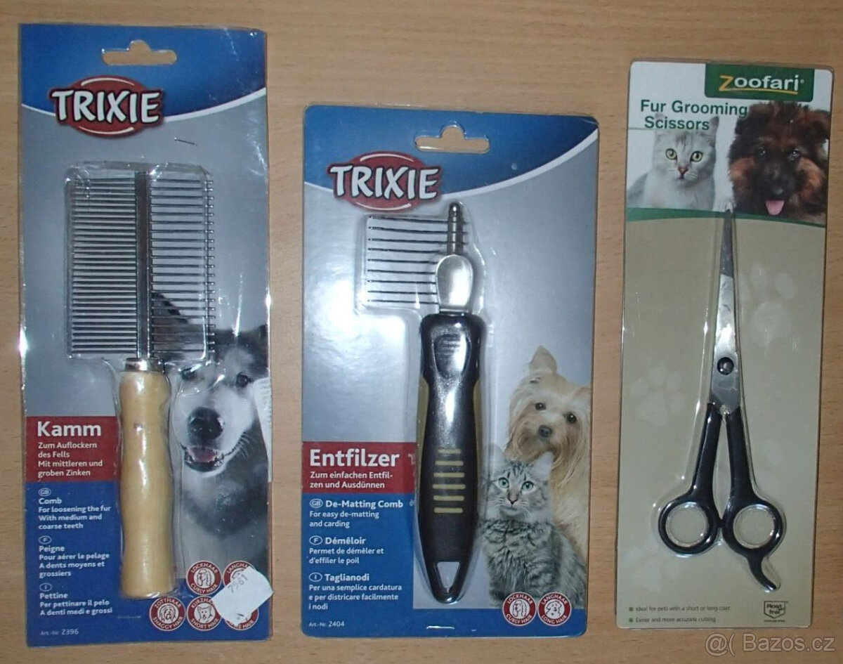 Pro kočičky: síť na lodžii, sloupek sisal, hřebeny, nůžky... - 7