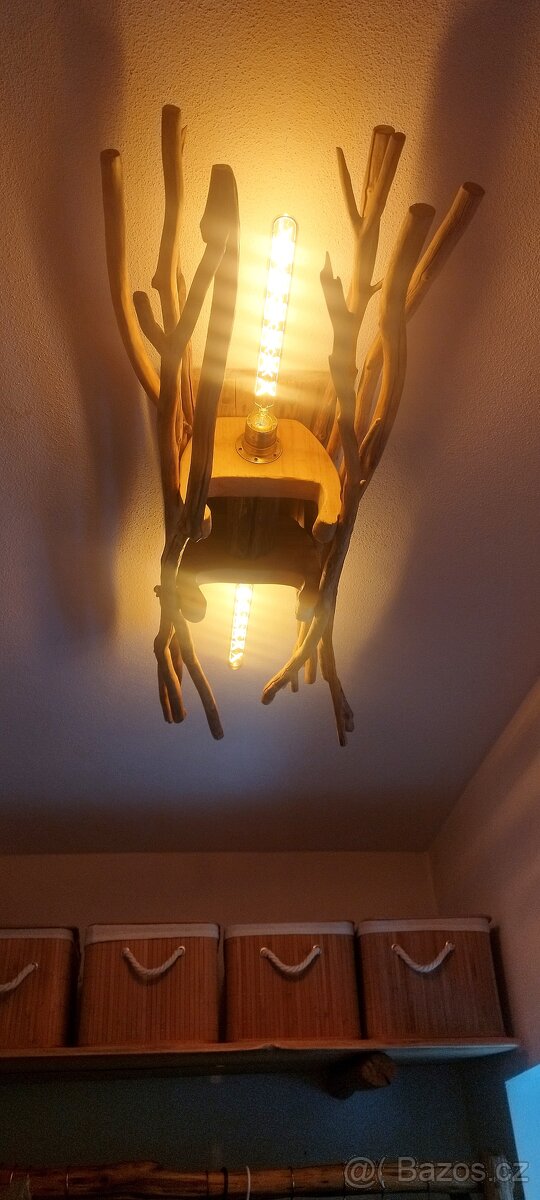 Luster z naplaveného dreva - 7