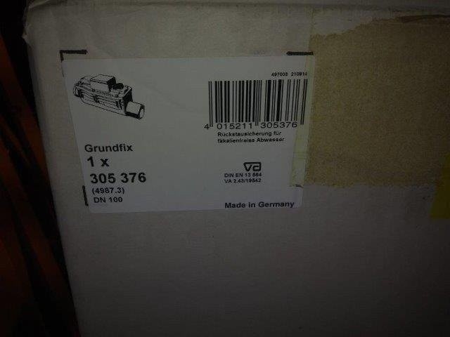 Ochrana proti zpětnému toku Viega Grudfix DN 100 - 7