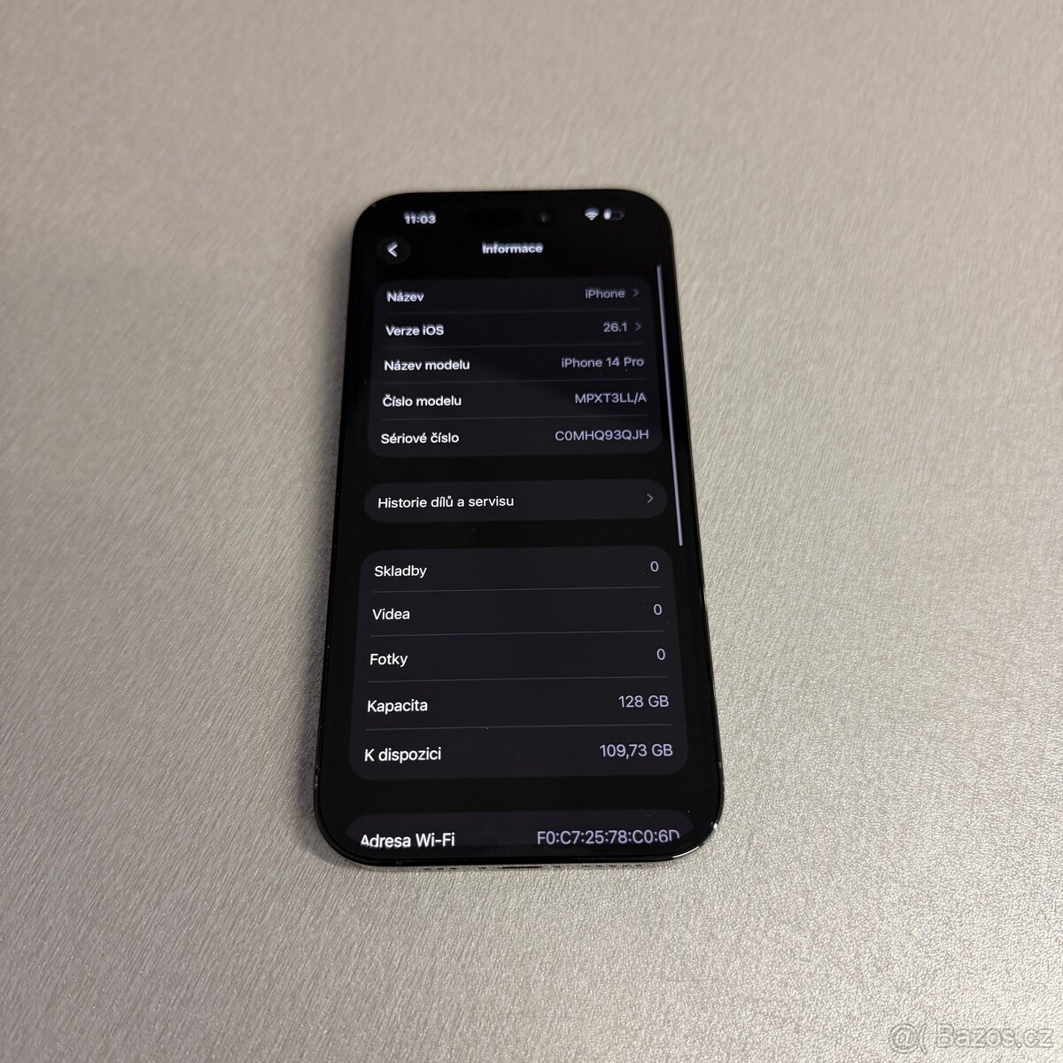 Jako nový iPhone 14 Pro 128GB černý, bez škrábance, záruka - 7