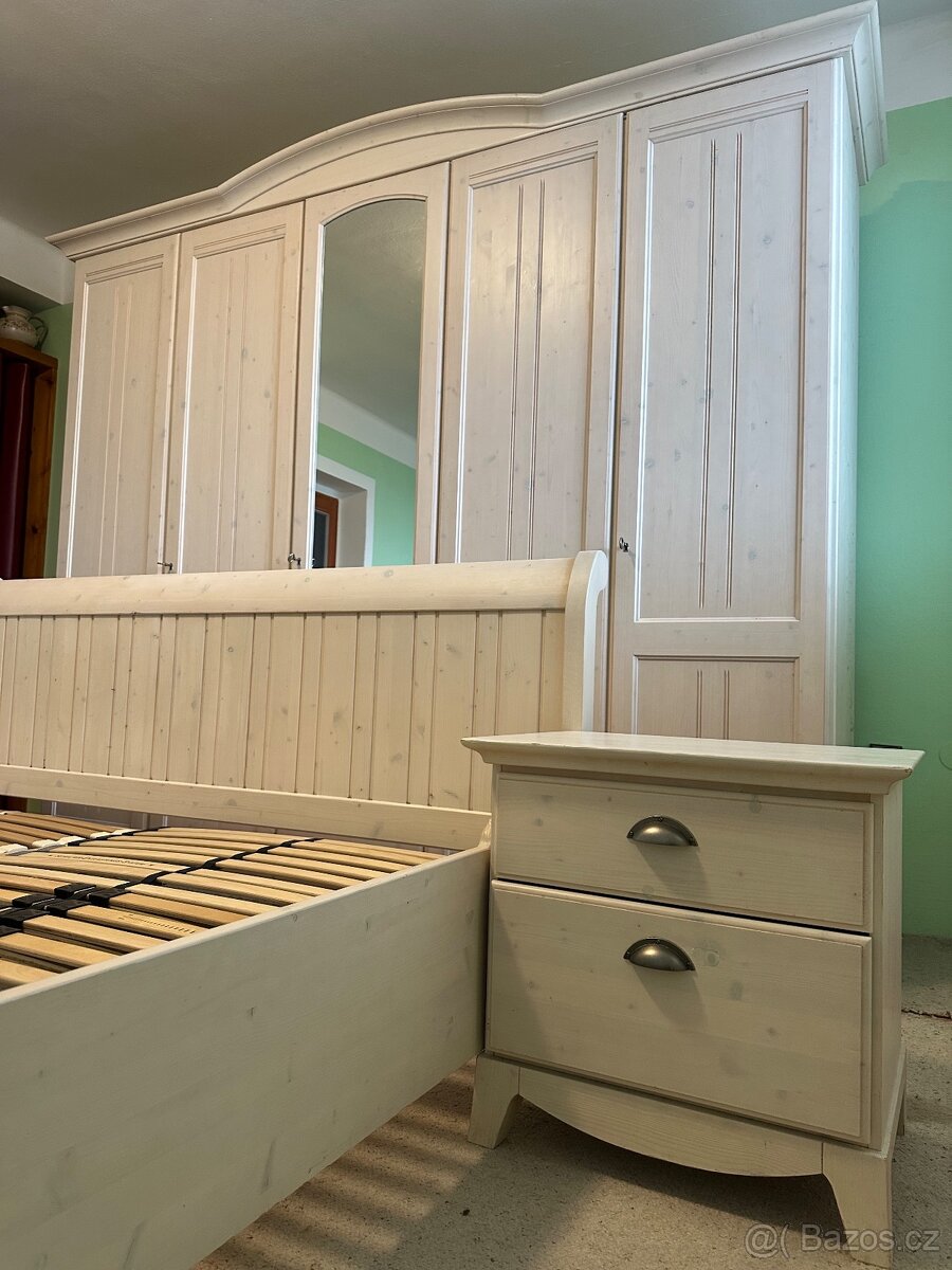 Jitona Veneto, skříň šíře 267cm, komplet, masiv - 7