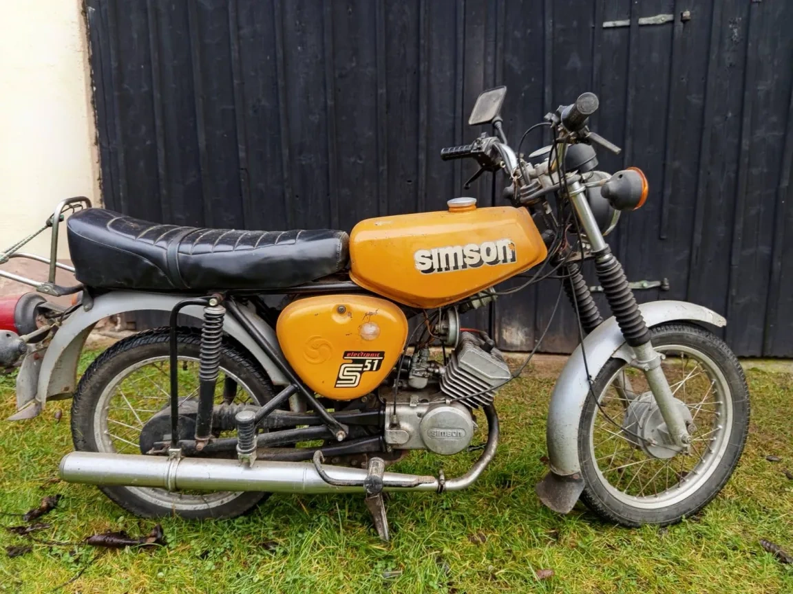 Simson S51 Electronic – 4 rychlosti, původní stav s TP - 7