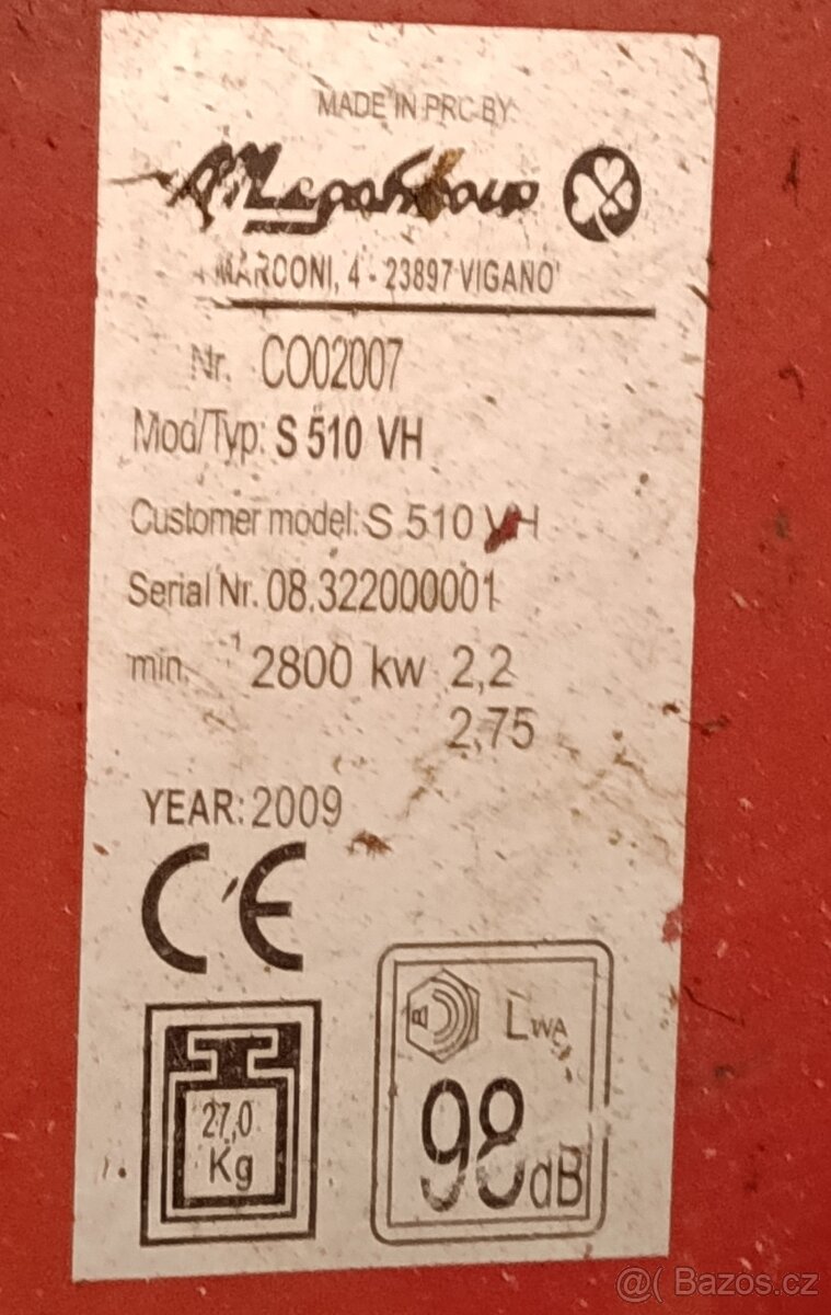 Sekačka s pojezdem - 7