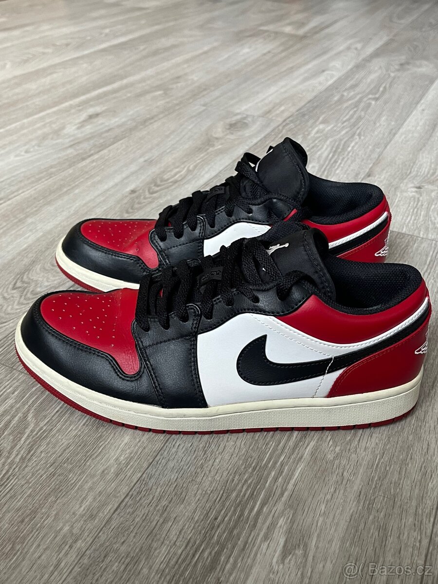 Air Jordan 1 low Bred toe EU 43 - 7