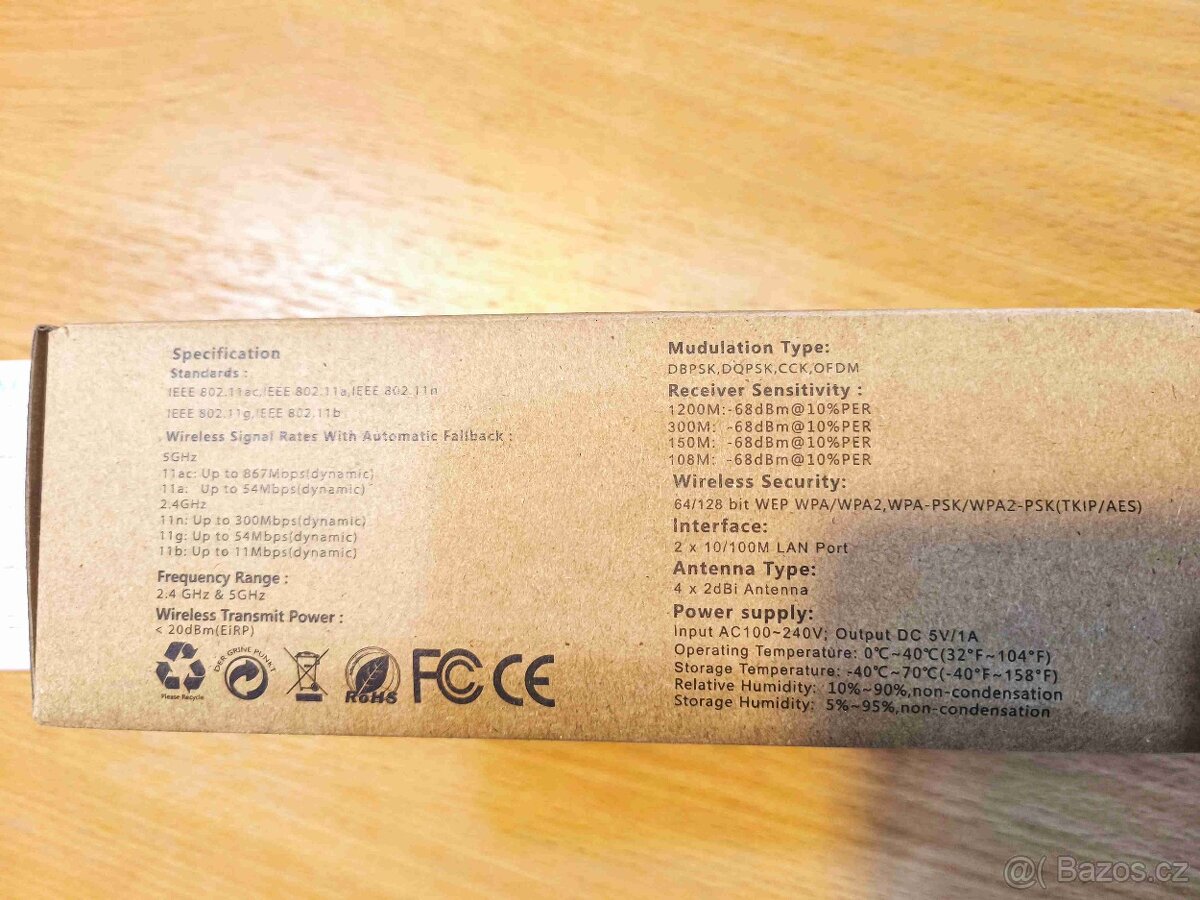 Wifi zesilovač Wireless Repeater opakovač nový - 7