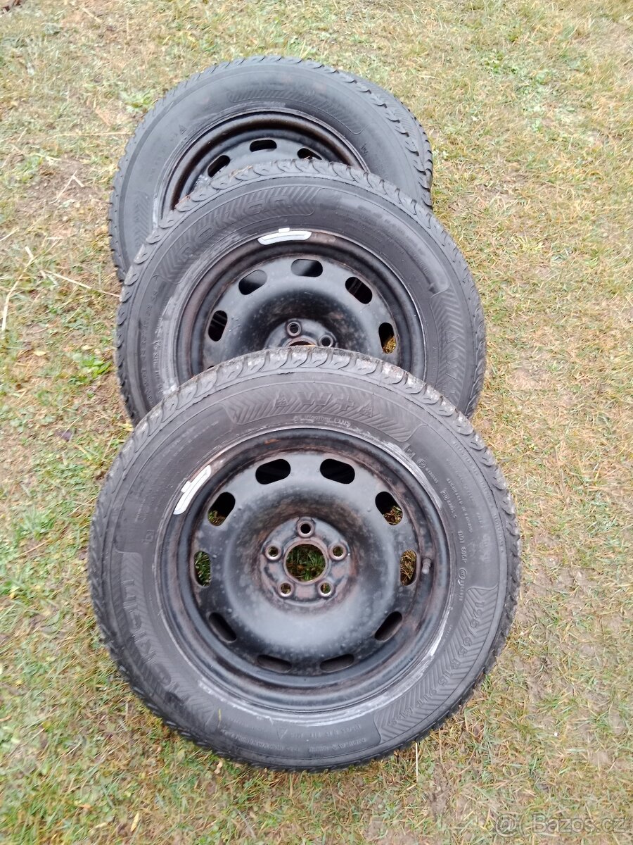 Zimní pneu 195/55 R15 disky 5x100 - 7
