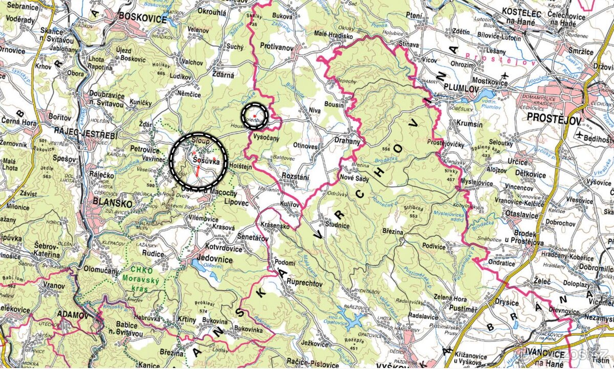 Zemědělská půda, prodej, Ostrov u Macochy, Blansko - 7