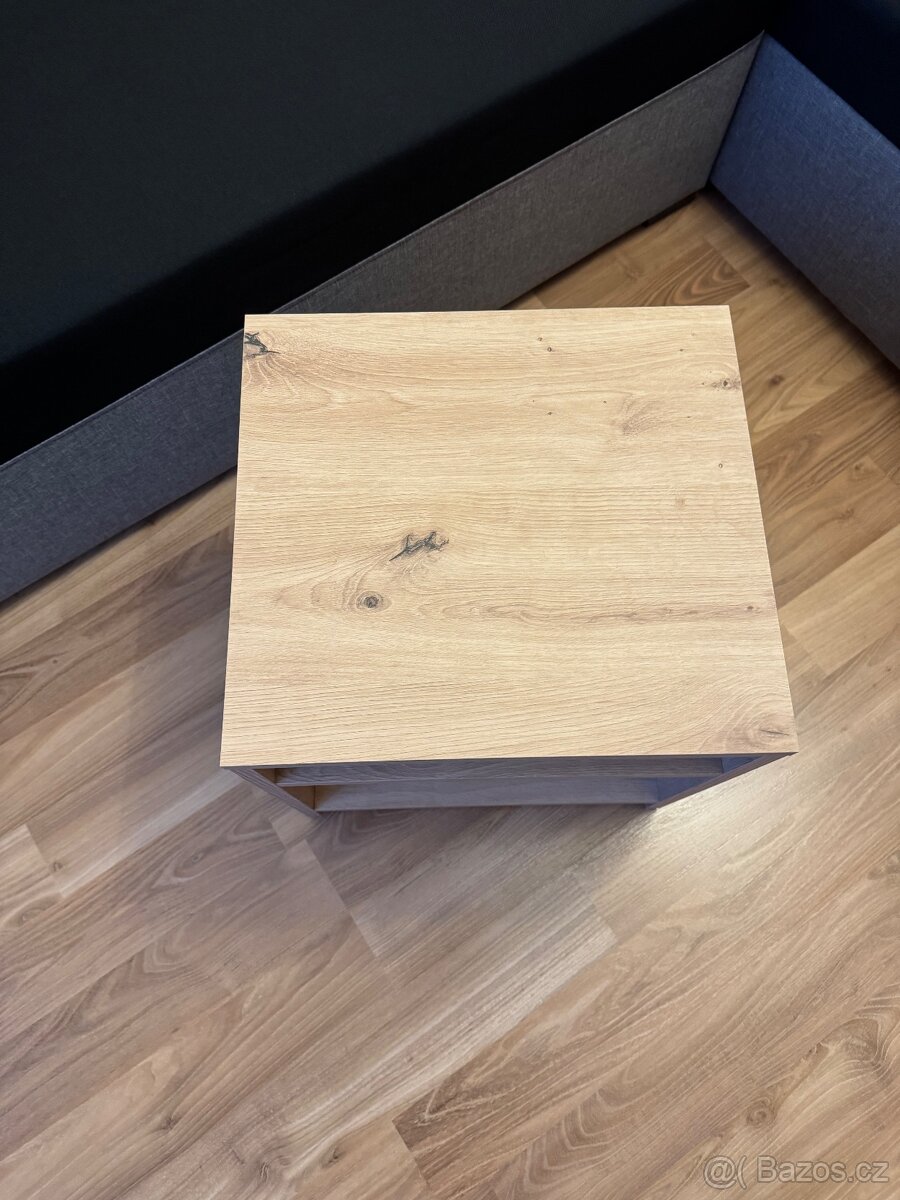 Odkládací stolek dub Artisan - 7