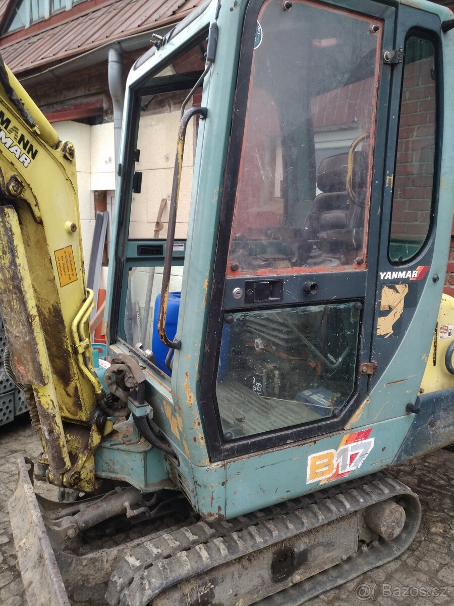 Minibagr Amman Yanmar B17-2 váha 1430kg - 7