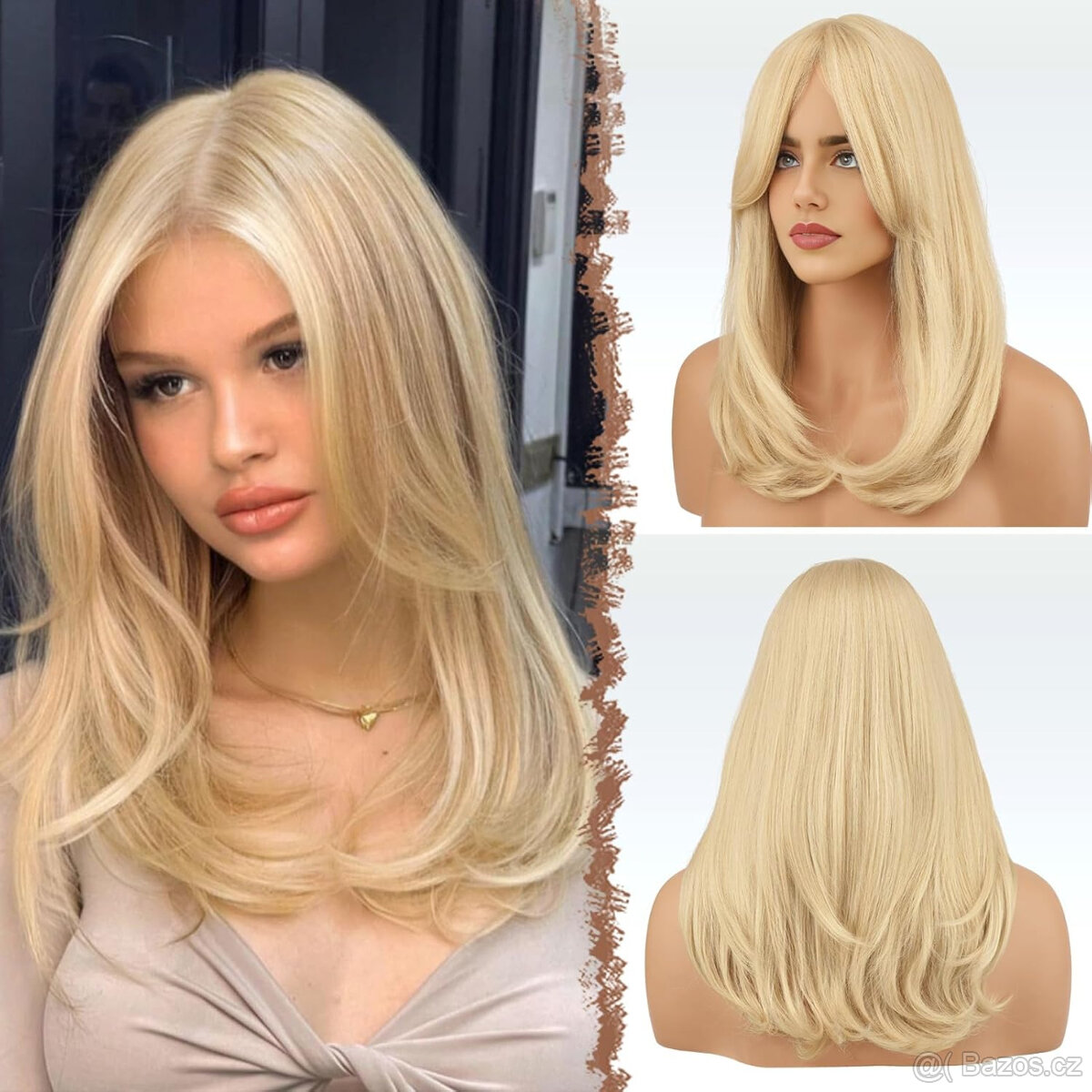 ♥️ Krásné dámské paruky - krátké či dlouhé - různé, nové ♥️ - 7